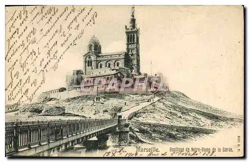 Cartes postales Marseille Basilique de Notre Dame de la Garde