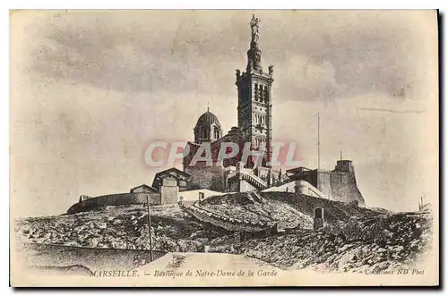 Cartes postales Marseille Basilique de Notre Dame de la Garde