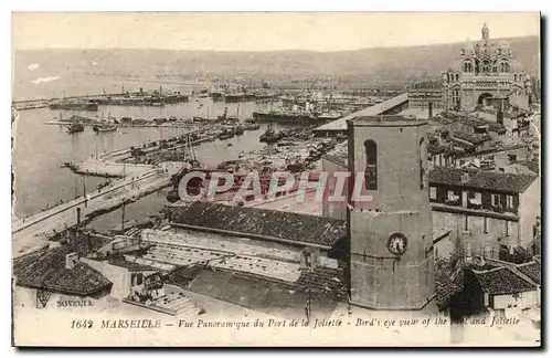 Ansichtskarte AK Marseille Vue panoramique du Port de la Joliette