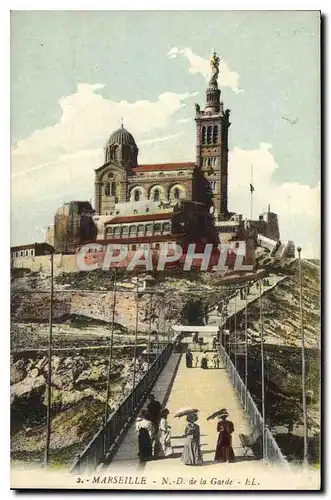 Cartes postales Marseille N D de la Garde