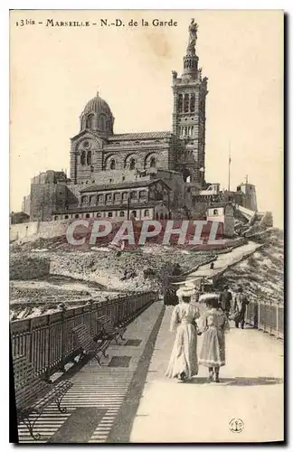 Cartes postales Marseille N D de la Garde