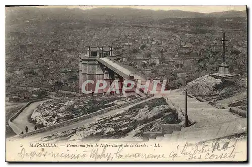 Ansichtskarte AK Marseille Panorama pris de Notre Dame de la Garde