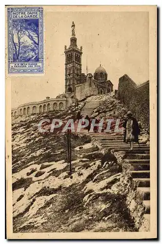 Cartes postales Marseille N D de la Garde Les Escaliers du Roucas Blanc