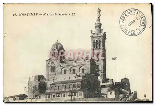 Cartes postales Marseille N D de la Garde