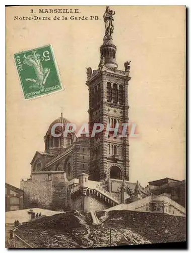 Cartes postales Marseille Notre Dame de la Garde PB