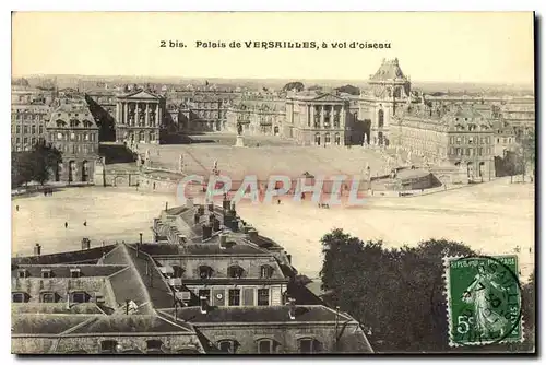 Cartes postales Palais de Versailles a vol d'oiseau