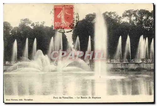 Ansichtskarte AK Parc de Versailles Le Bassin de Neptune