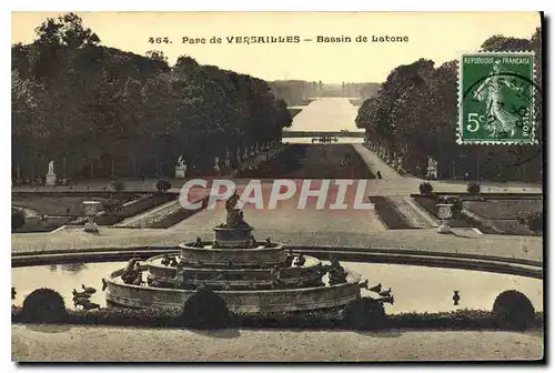 Cartes postales Parc de Versailles Le Bassin de Latone