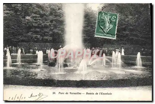 Ansichtskarte AK Parc de Versailles Le Bassin de l'Encelade