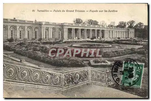 Cartes postales Versailles Palais de Grand Trianon Facade sur les Jardins