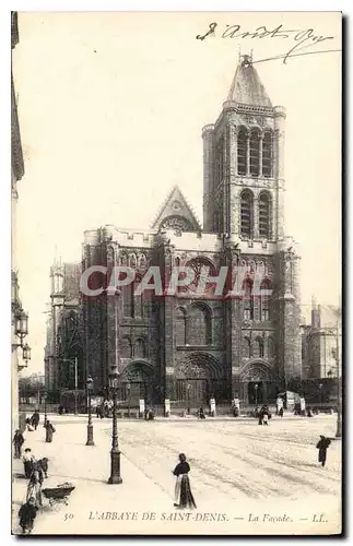 Cartes postales L'Abbaye de Saint Denis La Facade
