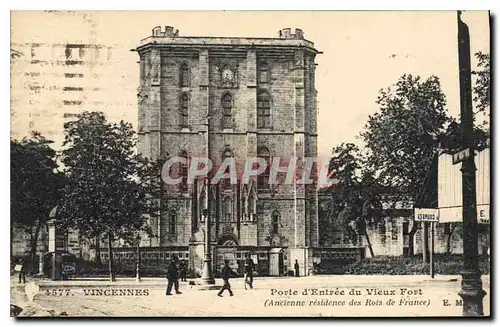 Cartes postales Vincennes porte d'Entree du Vieux Fort