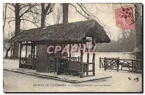 Ansichtskarte AK Le Bois de Vincennes L'Embarcadere du Lac Daumesnil