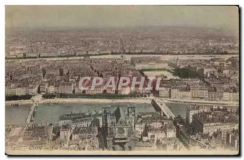 Cartes postales Lyon Vue generale