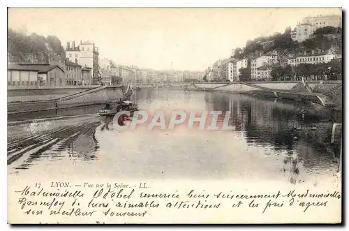 Cartes postales Lyon Vue sur la Saone