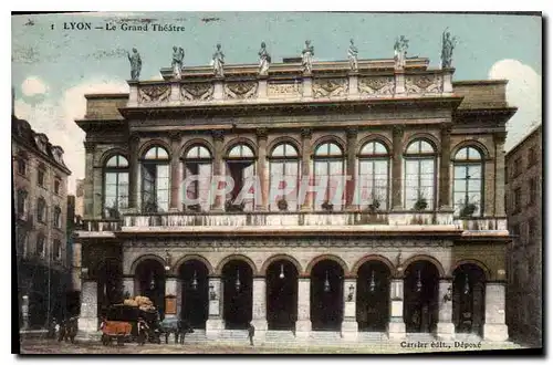 Ansichtskarte AK Lyon Le grand Theatre