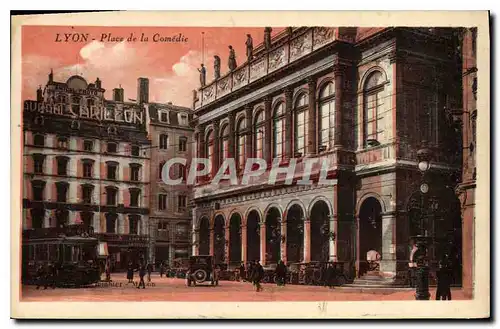 Cartes postales Lyon Place de la Comedie
