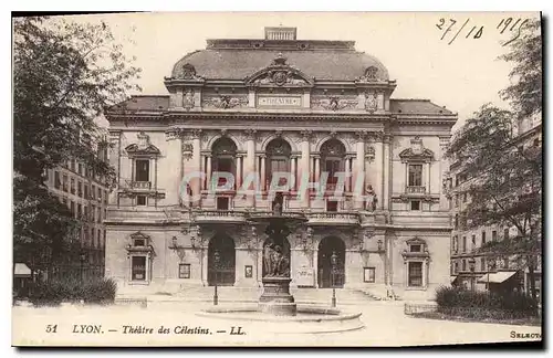 Ansichtskarte AK Lyon Theatre des Celestins