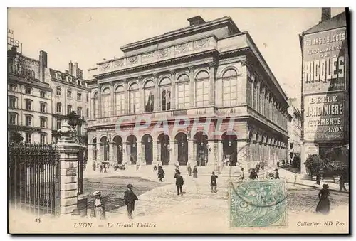 Cartes postales Lyon Le Grand Theatre Ricqles