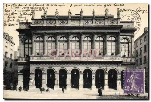 Cartes postales Lyon Opera Grand Theatre