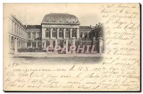 Cartes postales Lyon La Faculte de Medecine