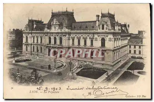 Cartes postales Lyon La Prefecture