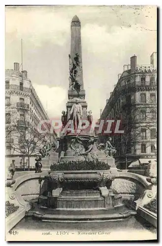 Cartes postales Lyon Monument Carnot