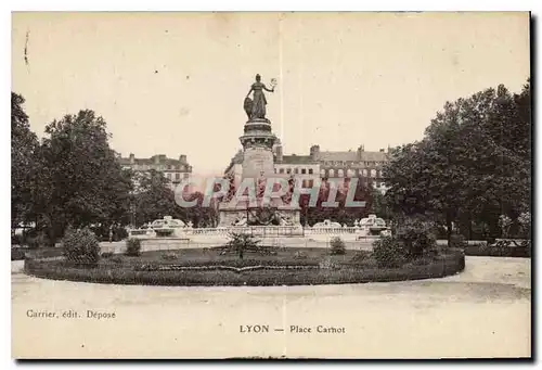 Cartes postales Lyon La Place Carnot