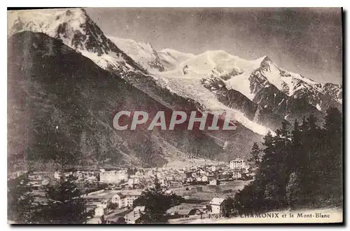 Cartes postales Chamonix et le Mont Blanc