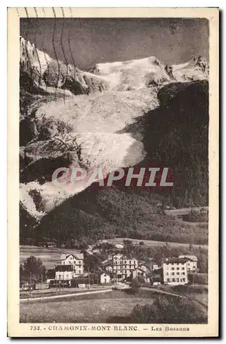 Cartes postales Chamonix Mont Blnac Les Bossons