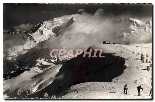 Cartes postales Tempete sur le Mont Blanc