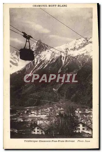 Ansichtskarte AK Chamonix Mont Blanc Teleferique Chamonix Plan Pratz Brevent