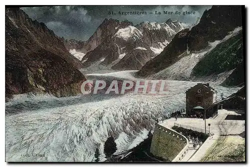 Cartes postales Argentieres La Mer de glace