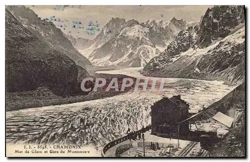 Cartes postales Chamonix Mer de Glace et Gare du Montenvers