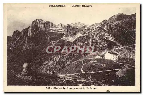 Cartes postales Chamonix Mont Blanc Chalet de Planpraz et le Brevent