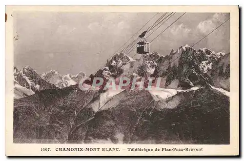 Cartes postales Chamonix Mont Blanc Teleferique de Plan Praz Brevent