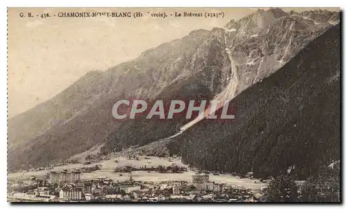 Cartes postales Chamonix Mont Blanc (Hte Savoie) Le Bravent (25250m)