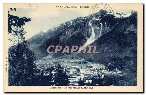 Cartes postales Chamonix Mont Blanc Chamonix et le Brevent (alt 2525 m)