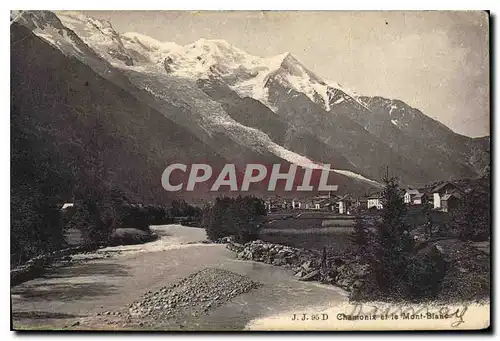 Cartes postales Chamonix et le Mont Blanc