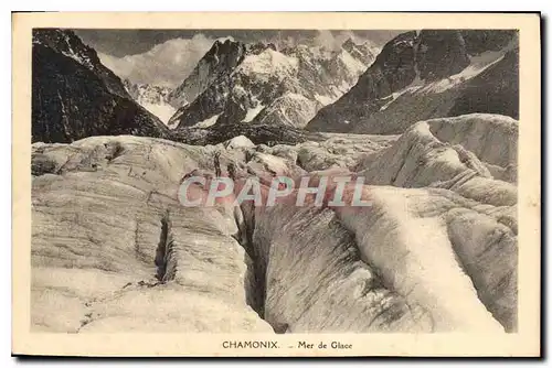 Cartes postales Chamonix Mer de Glace