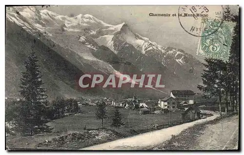 Cartes postales Chamonix et le Mont Blanc