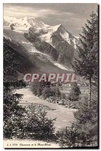 Cartes postales Chamonix et le Mont Blanc