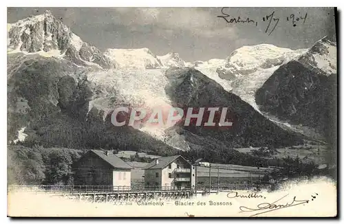 Cartes postales Chamonix Glacier des Bossons