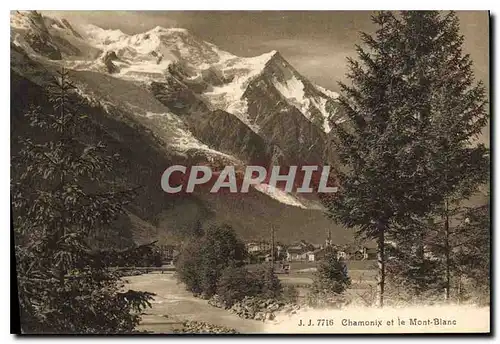 Cartes postales Chamonix et le Mont Blanc