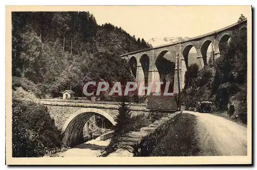 Ansichtskarte AK Chamonix Mont Blanc Le Pont Sainte Marie