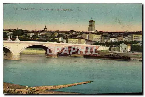 Cartes postales Valence Vue prise des Granges
