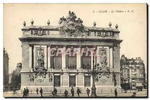 Cartes postales Lille le Theatre