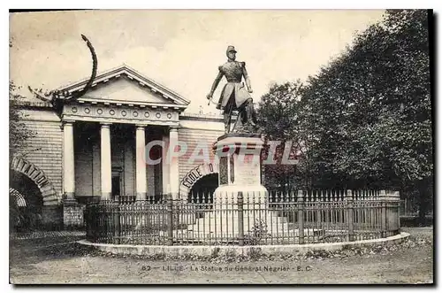 Cartes postales Lille La Statue du General Negrier