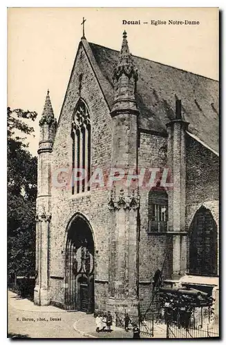 Cartes postales Douai Eglise Notre Dame