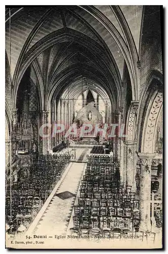 Cartes postales Douai Eglise Notre Dame